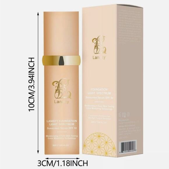 Lanisty 4-in-1 Color Changing Foundation SPF50 Concealer Moisturizer NEW VIRAL!! - Picture 3 of 15
